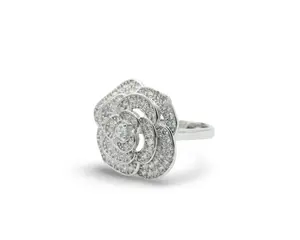 Rose Ring Sterling Silver 925