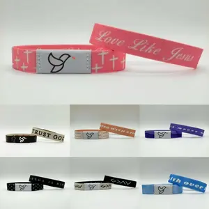 Personalized Peace Daily Bible Verse Bracelet - Inspirational Christian Devotion Bracelet with NFC Notifications, Religious Emblem, Most Popular Size, Springtok Fashion Accessory