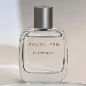 Charm Voice "Skin Whisper" Eau de Parfum - Long-lasting Floral Woody Scent, Unisex | Rose, Mysore Sandalwood, Ambergris & Musk | Clean, Vegan & Cruelty-Free Fragrance Valentine's Day Gift, Romantic Scent Couples Fragrance, Gift for Him/Her