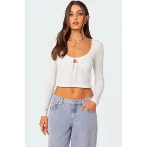 Lorey Lacey Knit Top Lorey Lacey Knit Top