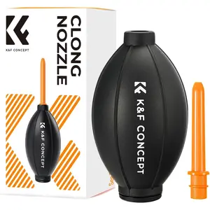 K&F CONCEPT Lens Air Blower with Rubber Bulb Pump, Long Nozzle Dust Cleaner for Smartphone, Camera Lens Sensors, Telescopes, Lens Blower