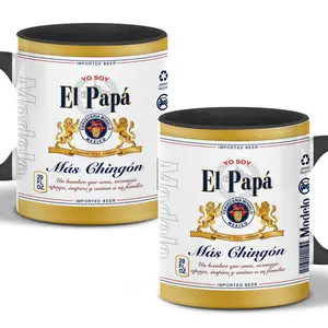 15oz Coffee Mug | Modelo | Especial | Beer | El Papá Más Chingon | Funny Dad Mug | Regalos Para El Día Del Padre For Mexican Dad Mugs | Fathers Day Gift Ideas Tea Cup | New Dad Gifts 11oz