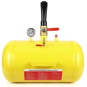 GARVEE 5 Gallon Air Tire Bead Seater with Pressure Gauge and Handle, 145 PSI Tire Burst Inflation Sealer, Blaster Tool for Seating and Inflating Tires on Cars, Trucks, ATVs with Tank