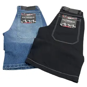 Men's Ultra Baggy Y2K Denim Jorts Jean Shorts Menswear