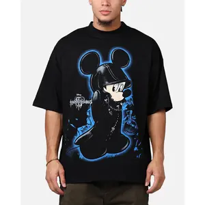 Loiter Disney Kingdom Hearts King Mickey Mockneck T-Shirt Black