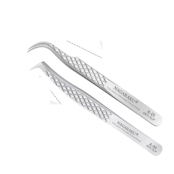 Eyelash Extension Tweezers Makeup Stainless Steel Eyelash 3D Accurate Clip