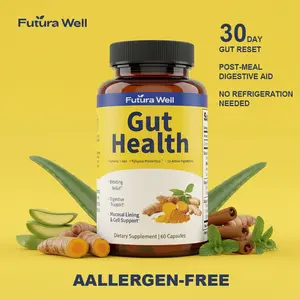 Gut Health Supplement with Vitamin & Probiotics Supports Digestion Immune System & Bloating Relief for Daily Wellness
