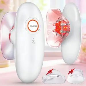 Wireless EMS Sculpting Massager 3-in-1 Microcurrent Cupping Vibration Facial Body Skin Firming Beauty Device