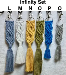 Macramé Keychains (Infinity) – Buy 2, Get 1 Free! 🎁