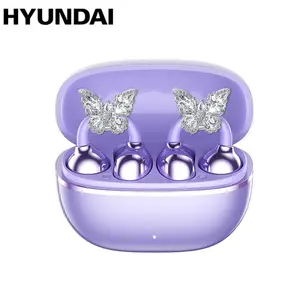 HYUNDAI Earclip C7 Clip-on Design Wireless Earphones, Upgraded Sound Headset, Zero Weight Comfortable Wearing & Sports Earbuds for Work, Fitness