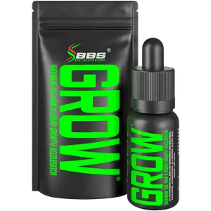 Best Beard Stuff GROW Maximum XXL Hair and Beard Growth Accelerator Serum With Peppermint, Facial Hair