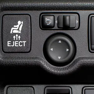 Eject Blank Button Decal for Car | Blank Button Car Sticker | Eject Passenger Button Decal | Blank Decal for any type of car 8