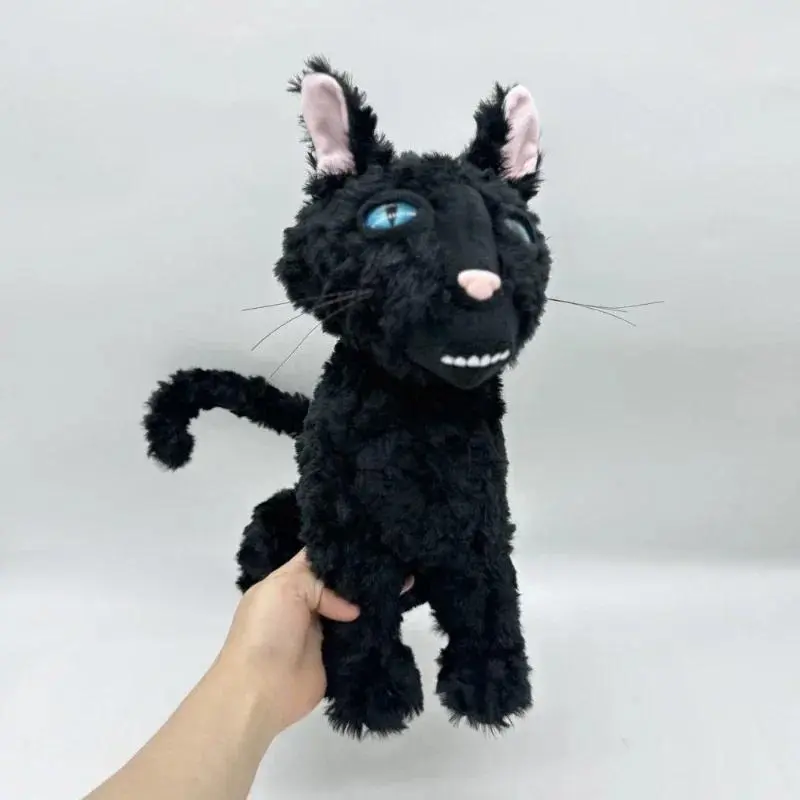 30cm Cartoon Coraline Y La Puerta Secreta Animal Black Cat Soft Plush Doll Collection Home Decor Toy Children Birthday Gift