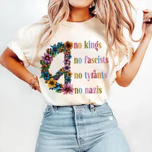 No Kings in America Shirt – Anti-MAGA Protest Tee, Resist Political Statement Shirt