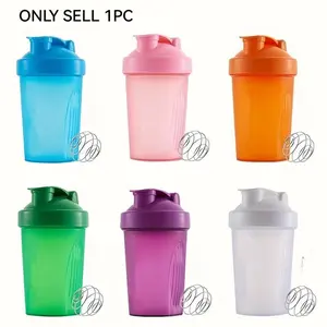 400ml Protein Shaker, BPA-Free, Leak-Proof Protein Shaker Bottle with Mixing Ball, Sports Drinking Bottle, Gym Bottle, Leakproof Water Bottle, Perfect for Fitness, Sports Nutrition, Milkshakes, Dishwasher Safe, No Electricity Needed, PP Material