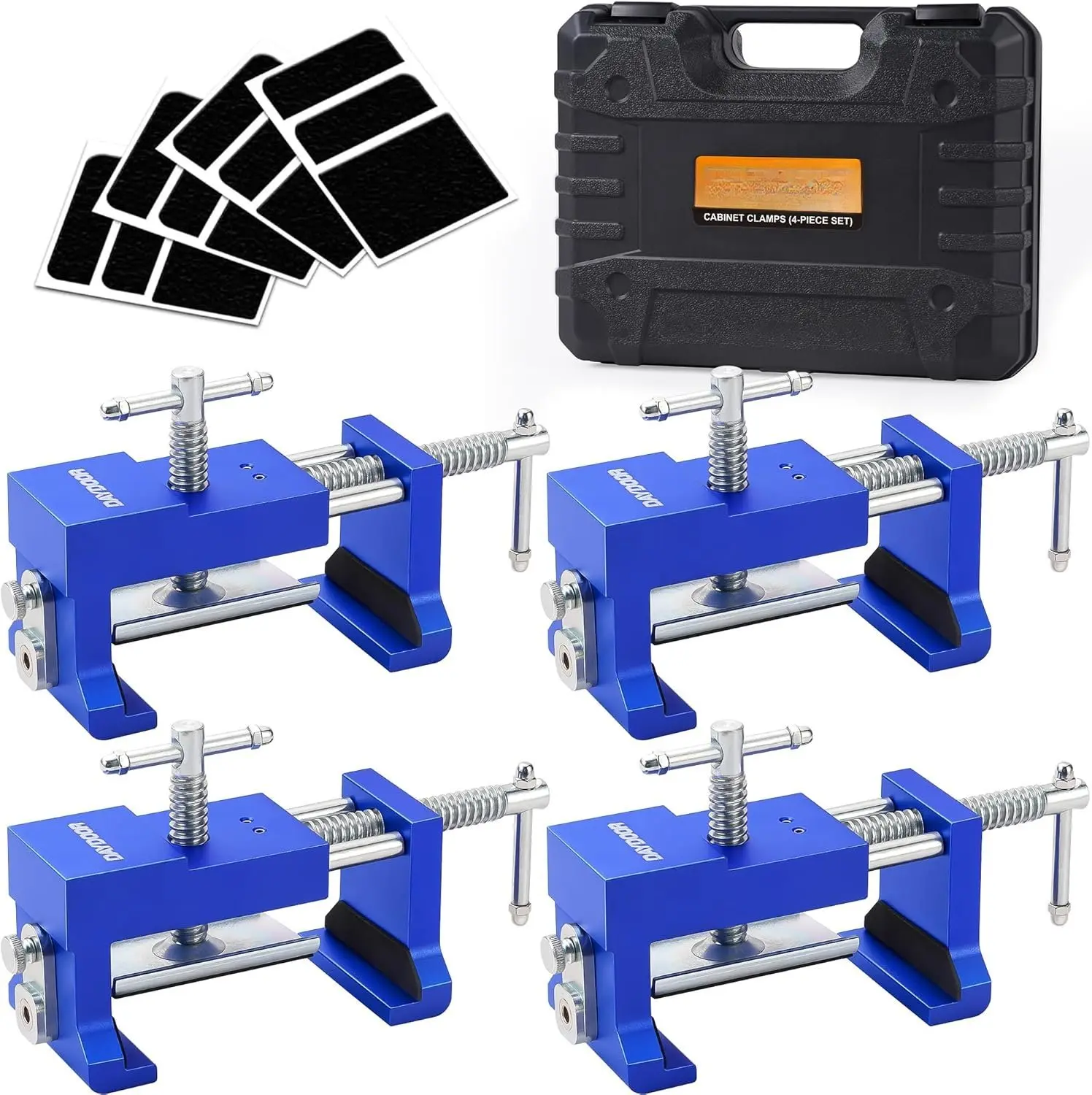 Cabinet Clamps, Cabinet  Frame Installation Clamps, Cabinet Alignment Tool for Woodworking, 4 Pack, Blue