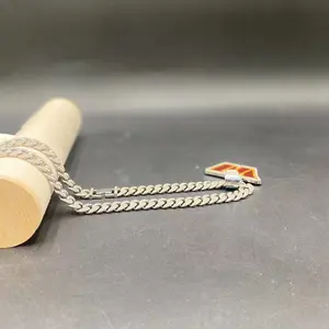 Trending Oil Drip Pendant Unisex Cuban Chain for Men and Women Durable Chain Unique Design Boyfriend Gift Must Have