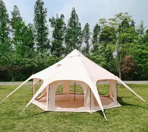 Outdoor circus camp camping Yurt Pyramid Wild Luxury Oxford cloth thickened octagon tent