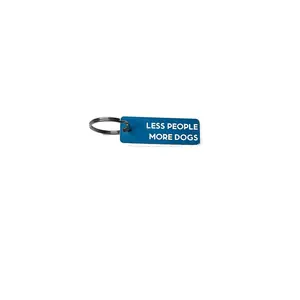 Less People More Dogs - Acrylic Key Tag