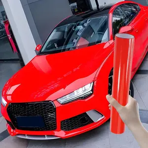 Car Vinyl Wrap Film, 1 Count Scratch Resistant Self-adhesive Sticker, Easy To Apply, Multi-purpose Car and Motorcycle Decal Film, Automobile Decals, Car Vehicle Decoration