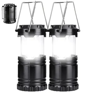 2-Pack Ultra Portable High-Brightness Durable LED Camping Lanterns, Quick-Deploy Emergency Flashlights, Long-Lasting Light, Outdoor Adventure Gear