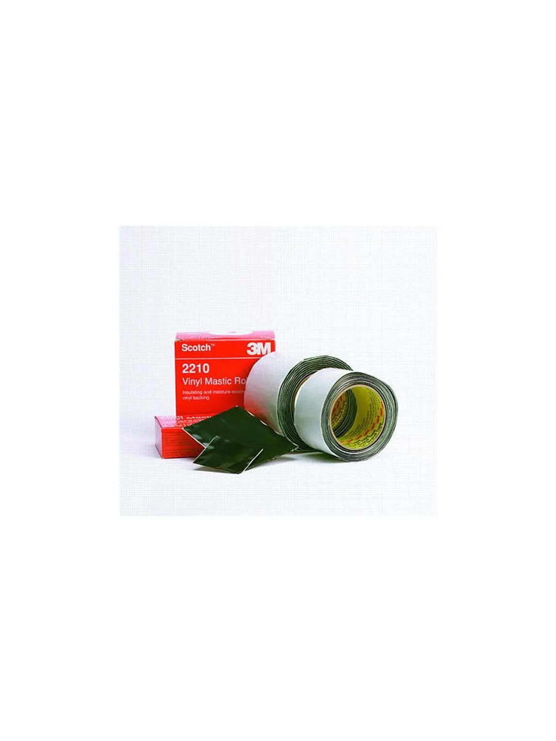 3M 500-11222 Electrical Vinyl Mastic Flexible Tape Rolls Pack, 4 x 10 ft, Waterproofing, All-Weather, Abrasion Resistant, Copper Corrosion Protection, Insulating, 10 Rolls Per Case, Moisture-Sealing