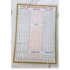 Ethiopian Fidel HAHU and  ABUGIDA, Amharic Geez