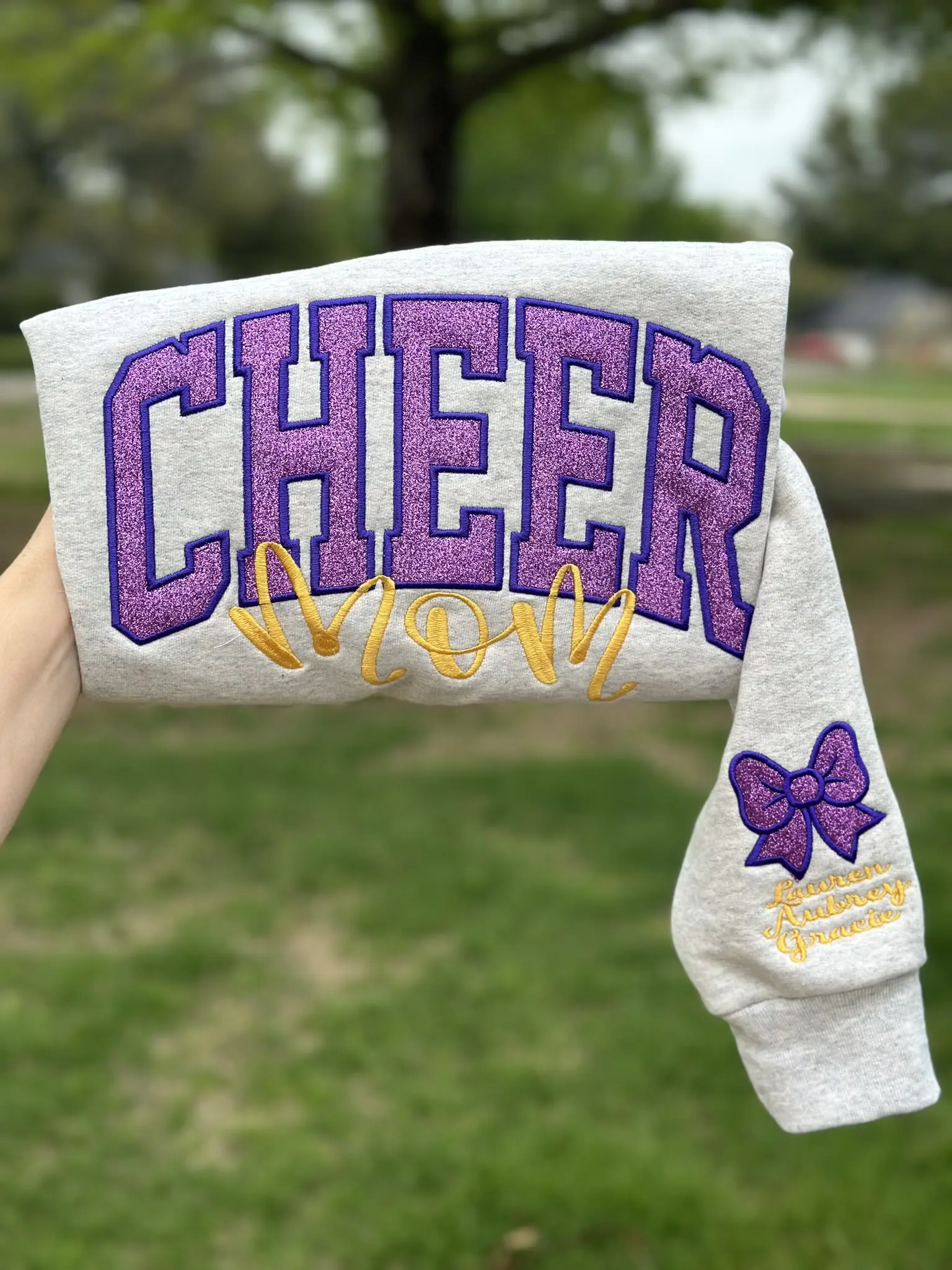super cute cheer mom Sweater