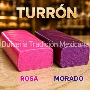 TurrónRosa Sweet Traditional Cotton Candy Flavor from Guadalajara - Pink Candy  includes  3oz