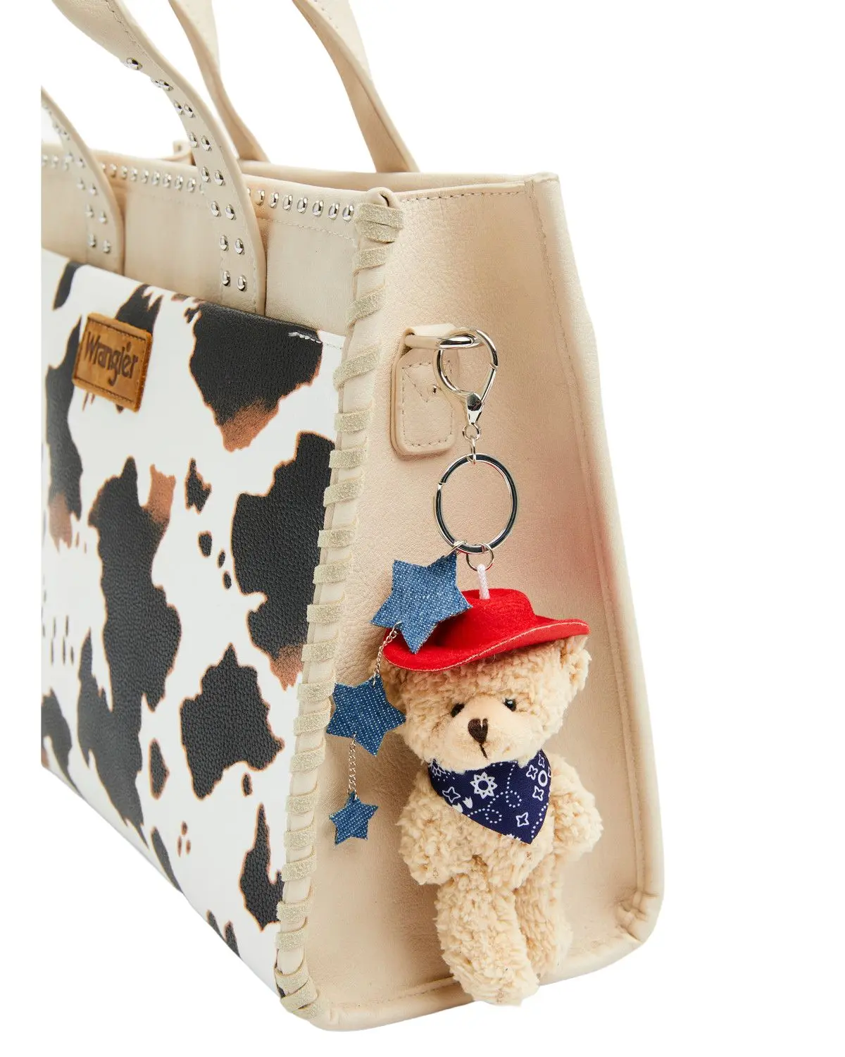Shyanne Unisex Americana Cowgirl Bear Bag Charm - Aa805