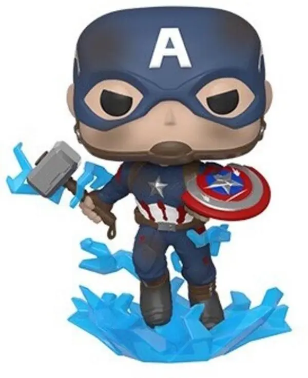 Funko POP! Marvel: Endgame - Captain America with Broken Shield & Mjoinir  [COLLECTIBLES] Vinyl figurine/statue
