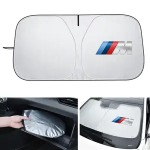 Car Sunshade Windshield Sun Shade Visor Cover UV Protection Shield Foldable Accessory For BMW X1 X3 X4 X5 E46 E90 F20 E60 E39 F10 M1 M2 M3 M5 M6 E87 M Power