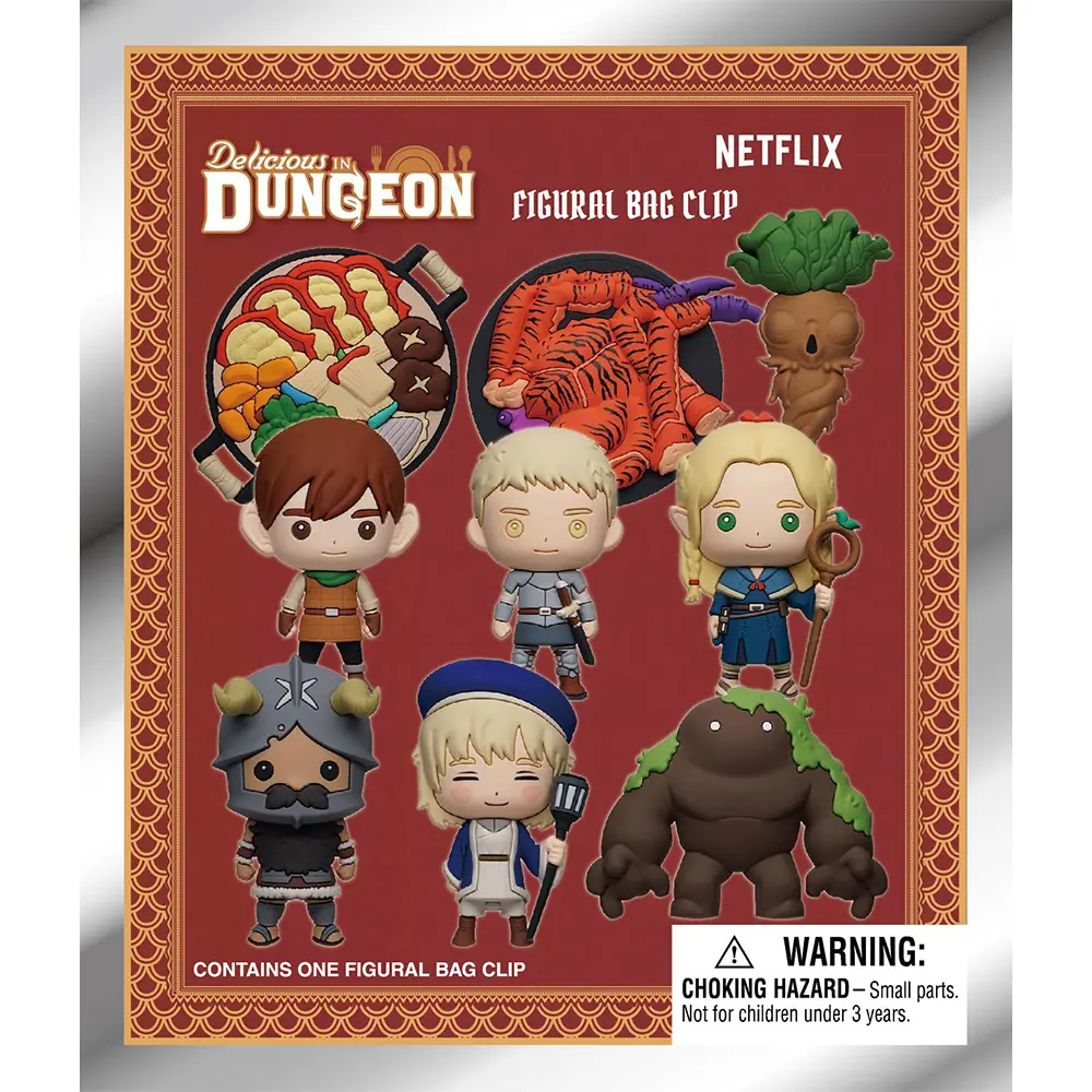 Netflix Officially Licensed Delicious in Dungeon Series Blind Bag, Cute Cartoon Collectible Keychain Series Figures, Anime Peripheral Gift for Fans