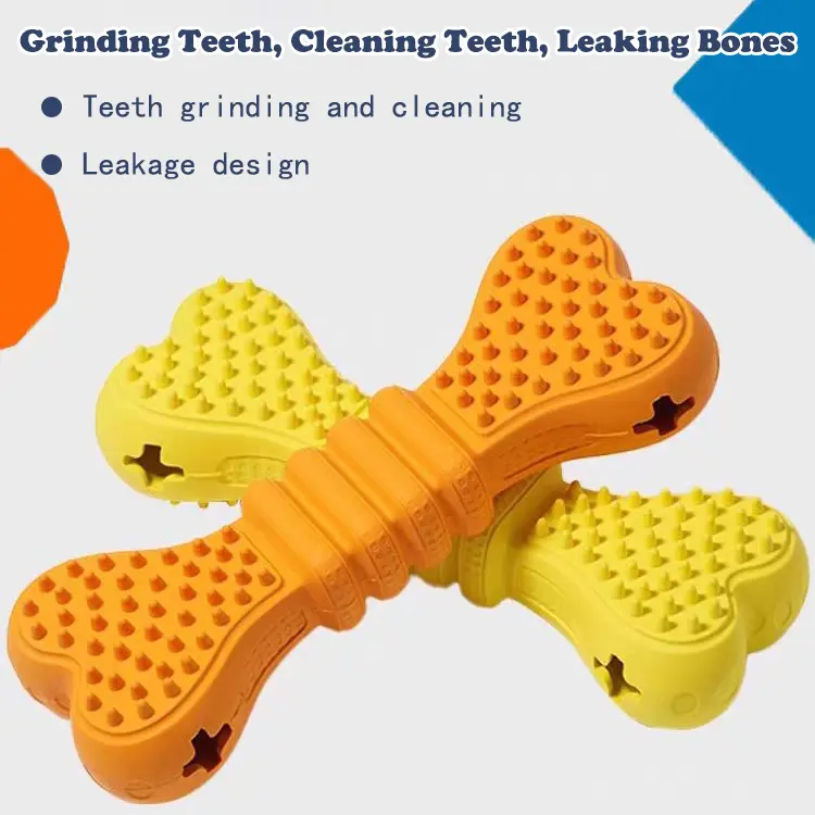Dog Chew Toys(2 Pack), Dog Toothbrush Care Cleaning Stick, Dog Toothbrush Chew Toy Stick for Dog Dental Care- Safe,Teeth Cleaning Chewing Bones for Large/Medium/Small Dogs Puppy