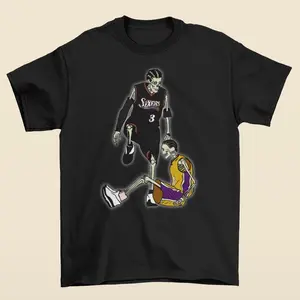 Skeleton Allen Iverson Step Over T-Shirt