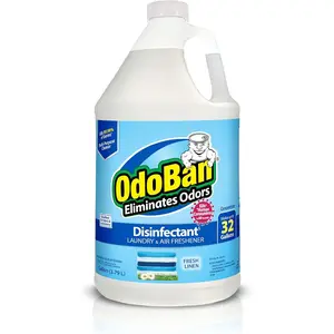 OdoBan Disinfectant Concentrate and Odor Eliminator, 1 Gallon, Fresh Linen Scent