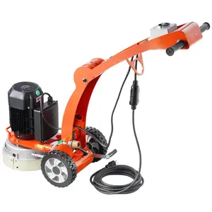 Spring new arrivals Electric Concrete Floor Grinder 10" Walk-Behind Grinder 1.7HP Concrete Floor Polisher, 1300W Grinding Machine, 1720RPM Upgrade Brushless Motor Surfacing Grinder for Granite/Marble/Stones