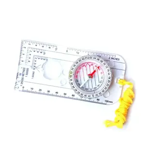 Compass Navigation Ruler | Map Reading Scale for Hiking & Scouts
