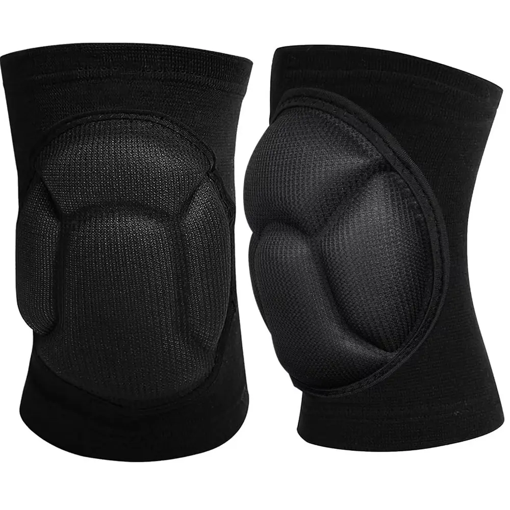 Breathable Elastic Knee Pads, 2-Piece Set with Thickened Foam Pads, Gardening Knee Pads, Soccer Knee Support, Unisex Knee Pads, Suitable for Gardening, Housekeeping, Cleaning, Dancing, Cycling, and Other Activities, Kneepads