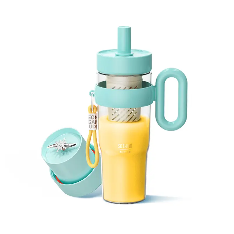 BOYUEVI Portable Blender, Powerful Ice-Crushing Smoothie Maker, 1000ml USB Rechargeable Personal Blender, BPA-Free Tritan Cup for Fresh Juice, Protein Shakes, Travel & Office