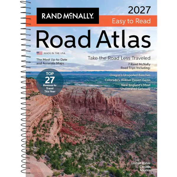 Rand McNally 2027 Easy to Read Midsize Road Atlas Map – April 13, 2026 by Rand McNally