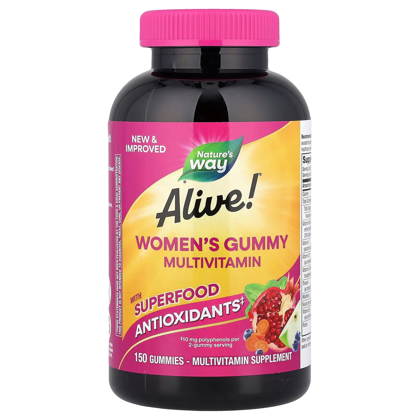 Nature's Way Alive!® Women's Gummy Multivitamin, Mixed Berry, 150 Gummies