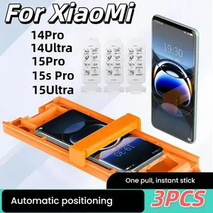 3-Pack High-Definition Ceramic Smartphone Screen Protector for Xiaomi 14pro/14ultra/15pro/15ultra/15s Pro, Bubble-Free, Scratch-Resistant, Easy Install, Accessories