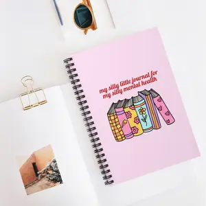 'My Silly Little Journal For My Silly Mental Health' – 118 Ruled Pages for Brain Dumps, Ideas, Manifestations, Dreams, To-Do Lists & Personal Diary – Perfect for Goal Setting, Creative Writing, Daily Inspiration & Organization