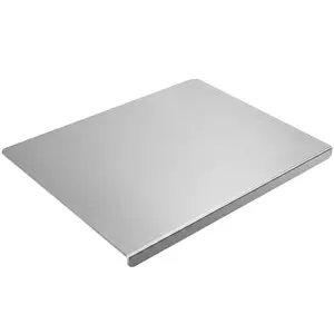 NULAS Stainless Steel Cutting Board for Kitchen with L-Shaped Edge, Heavy Duty Kitchen Mat for Chopping and Kneading, Perfect for Bread, Meat, and Vegetables, Dishwasher Safe, Easy to Clean, Ideal Holiday Gift for Home Cooks