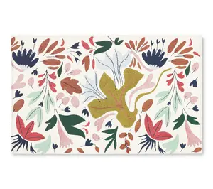 TCLI Livie Floral Drip Washable 24"x40" Kitchen Mat TCLI Livie Floral Drip Washable 24"x40" Kitchen Mat