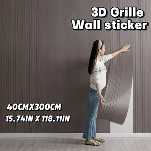 Peel and Stick Wallpaper, 15.75x118.11in 3D Marble Pattern Self-Adhesive Waterproof Detachable Tiles for Wall, Ceiling Decoration, Peel and Stick Wallpaper Designs Wall Panel Molding