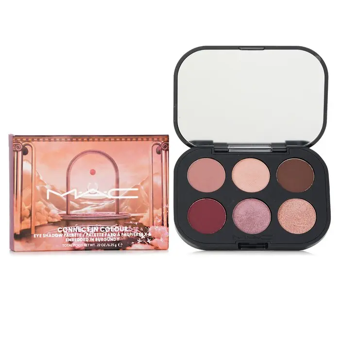 MAC Connect In Colour Eye Shadow Palette (6x Eyeshadow) - # Embedded In Burgundy