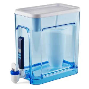 22-Cup Ready-Read 5-Stage Water Filter Dispenser with Instant Read Out - 0 TDS for Improved Tap Water Taste - IAPMO Certified to Reduce Lead, Chromium, and PFOA/PFOS