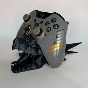 Dragon Head Controller Holder - 3D Printed Controller Stand | Fantasy Gaming Decor | Gift for Gamers | Nerdy Desk Accessory